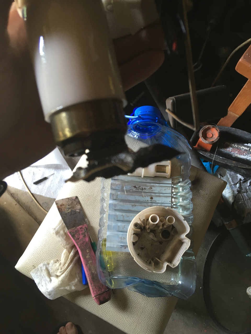 Чистка топливной сеточки бензонасоса. — Lifan 720, 1,8 л, 2014 года ...