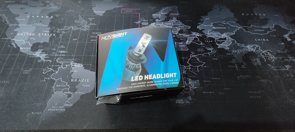 Установка Led ламп Novsight модель N50, цоколь H11 — 70Вт в ПТФ ...