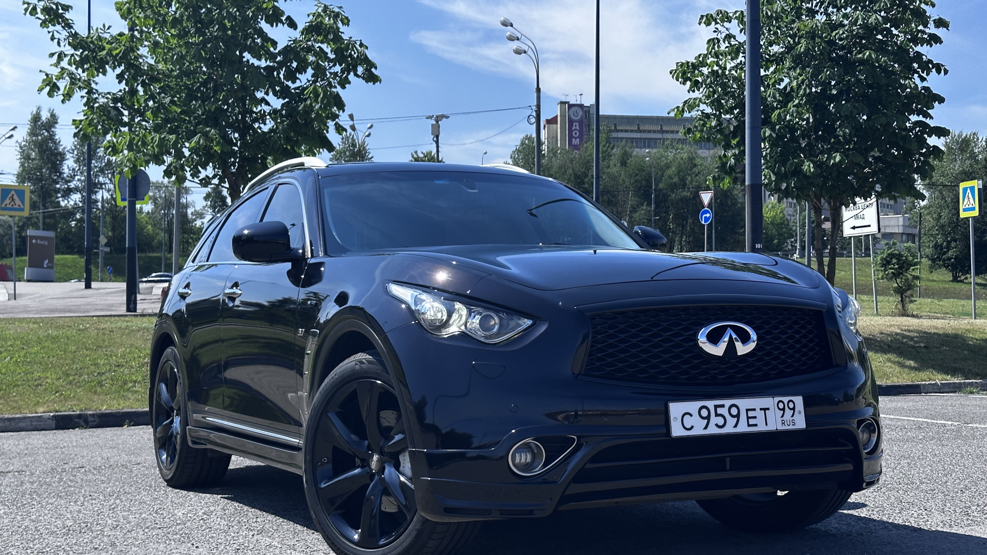 Infiniti QX70 3.7 бензиновый 2013 | Back Pennywise Cap на DRIVE2