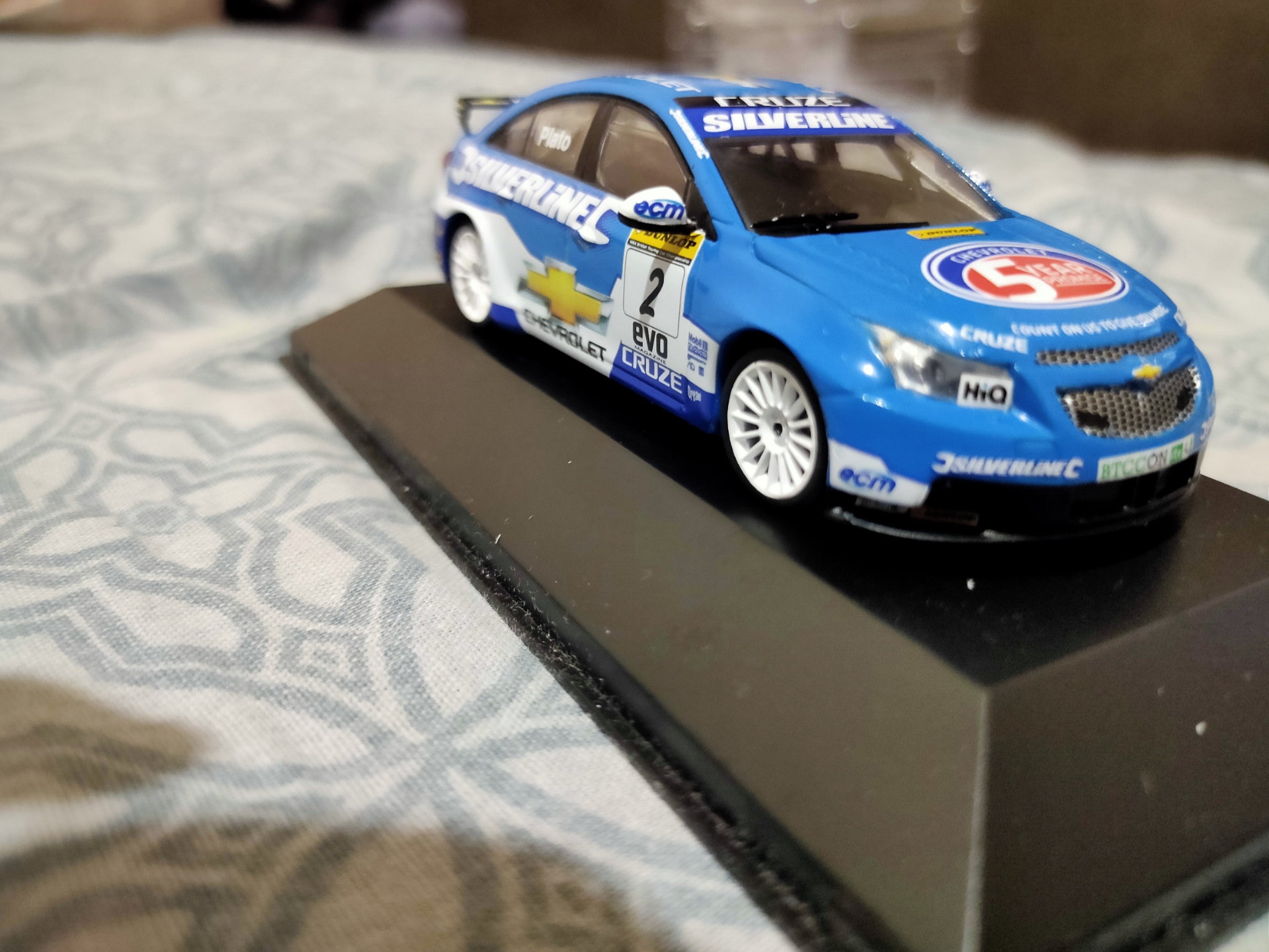 масштабная модель chevrolet cruze lt jason plato #2 btcc, 2010