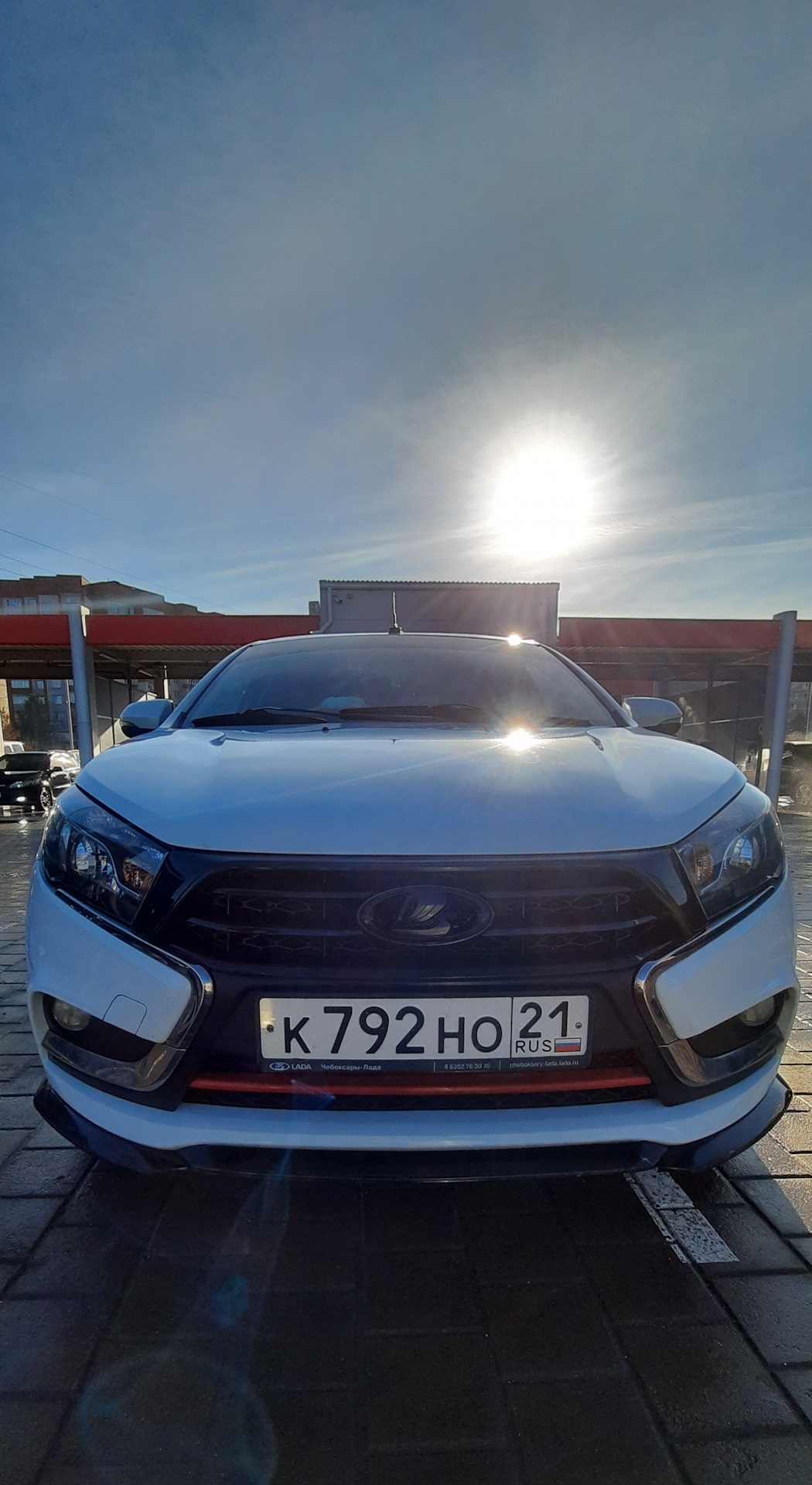 Колпаки на штамповки+ траки противобуксовочные. — Lada Vesta, 1,6 л ...