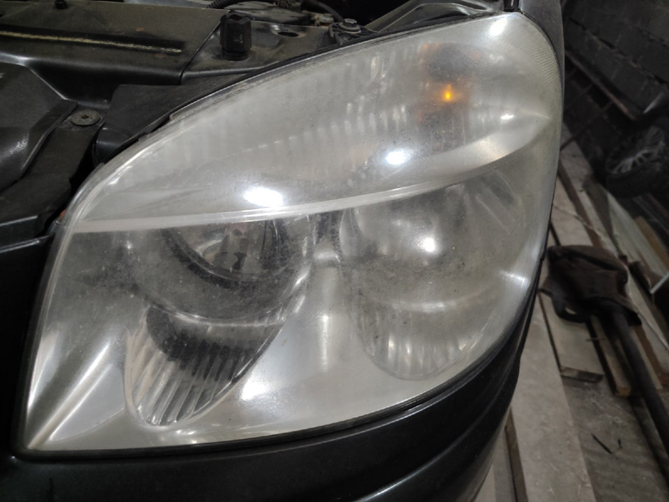 Полировка фар Fiat Doblo и замена замка двери — FIAT Doblo (1G), 1,4 л ...
