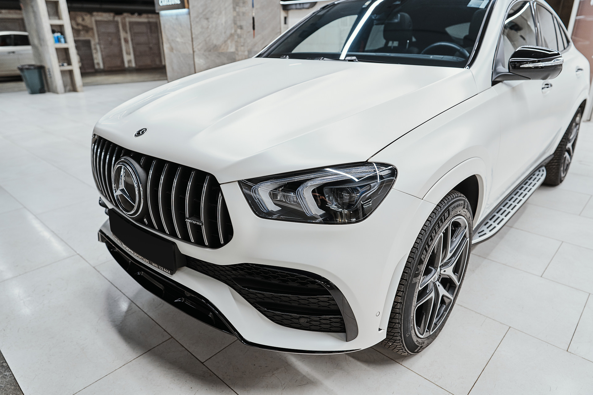 Мат или глянец? Mercedes GLE Coupe после оклейки — Carleone на DRIVE2