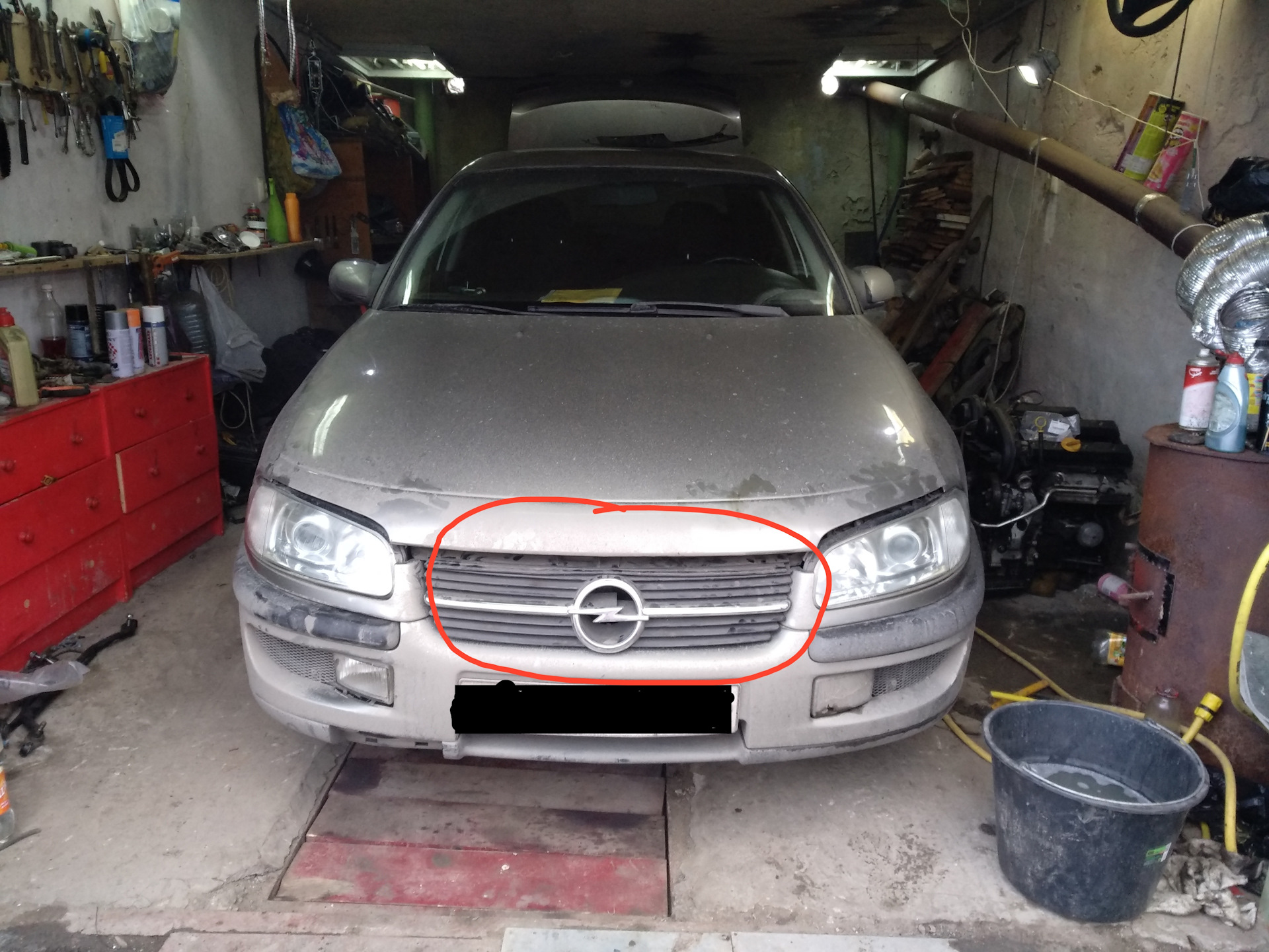 Решетка кому надо? — Opel Omega B, 3 л., 2000 года | аксессуары | DRIVE2