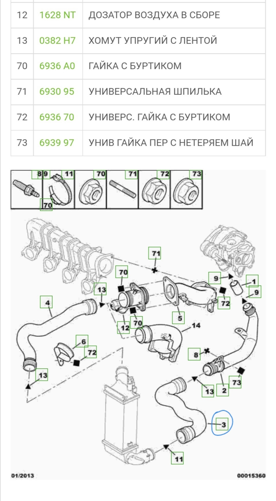 Ремонт нижнего патрубка интеркулера — Citroen C5 (1G), 2 л, 2002 года ...