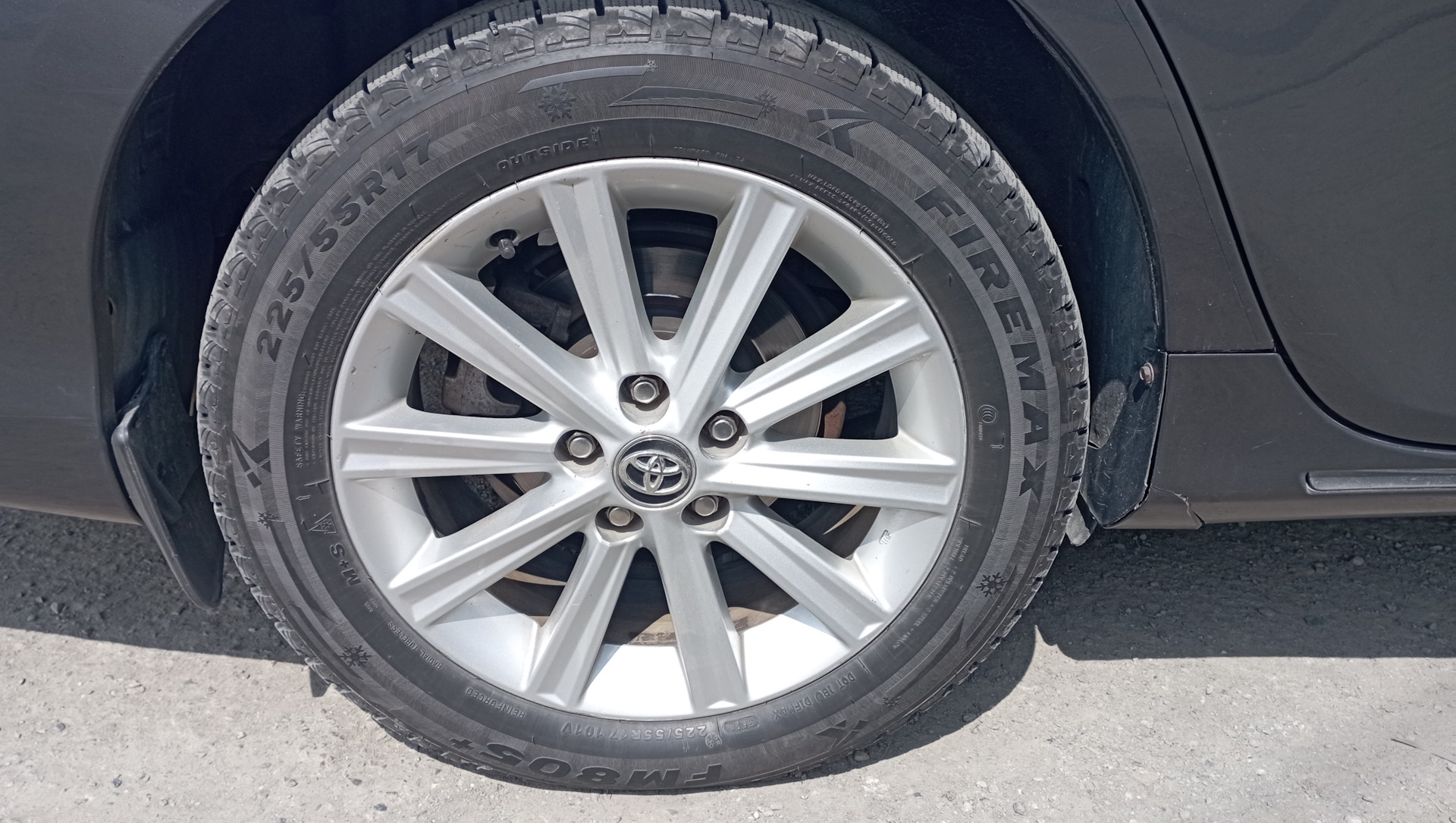 Летние шины — Toyota Camry (XV50), 2,5 л, 2012 года | шины | DRIVE2