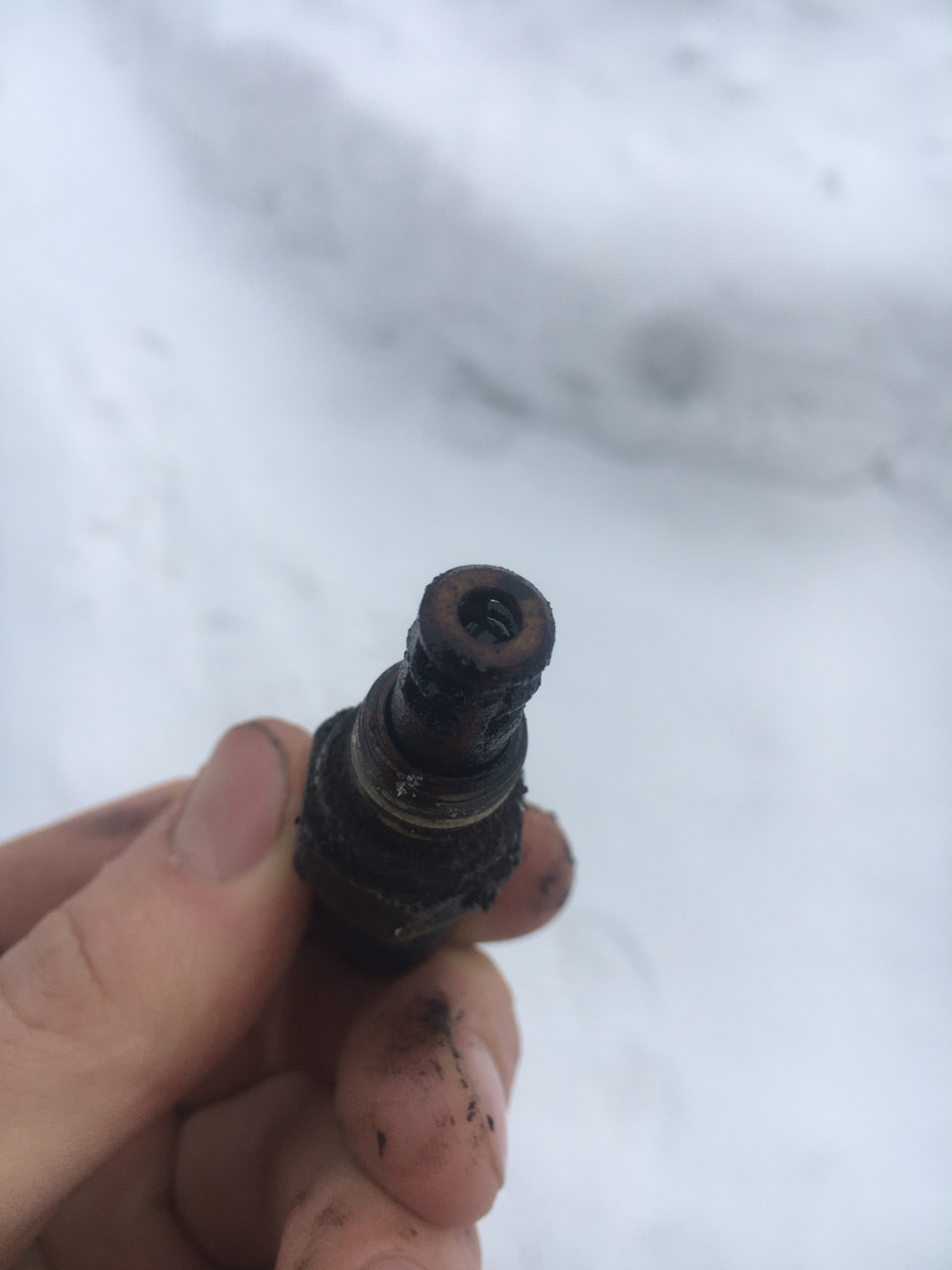 Чистка датчика MAT (температуры воздушной смеси во впускном коллекторе ...