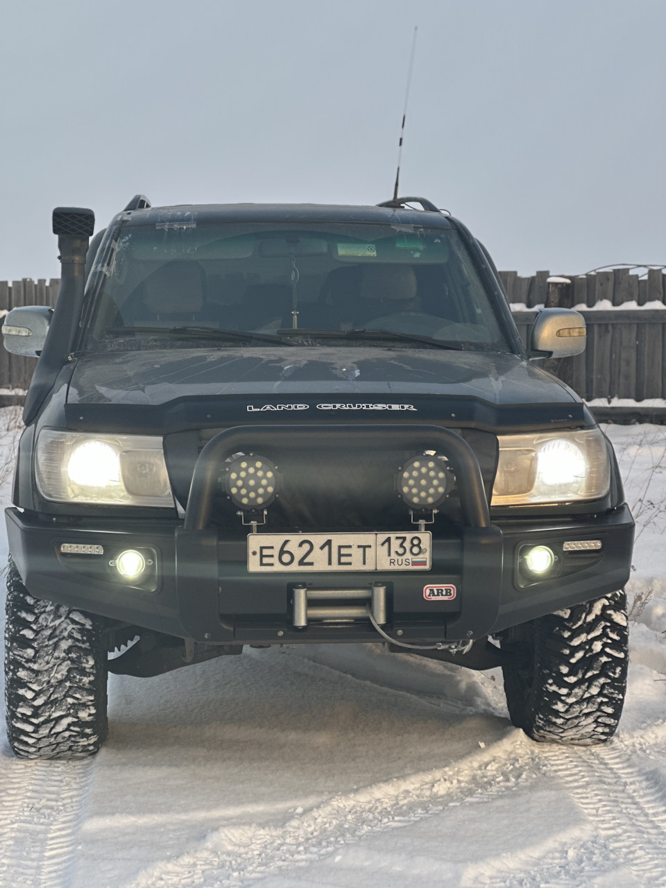 Силовой бампер АРБ — Toyota Land Cruiser 100, 4,7 л, 2000 года | тюнинг |  DRIVE2