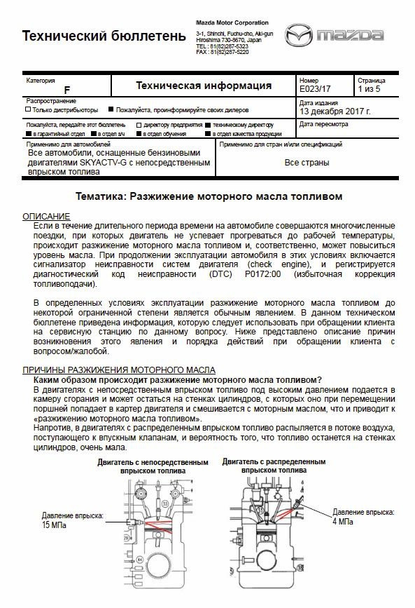 Бензин в масле двигателя: причины и решение проблемы