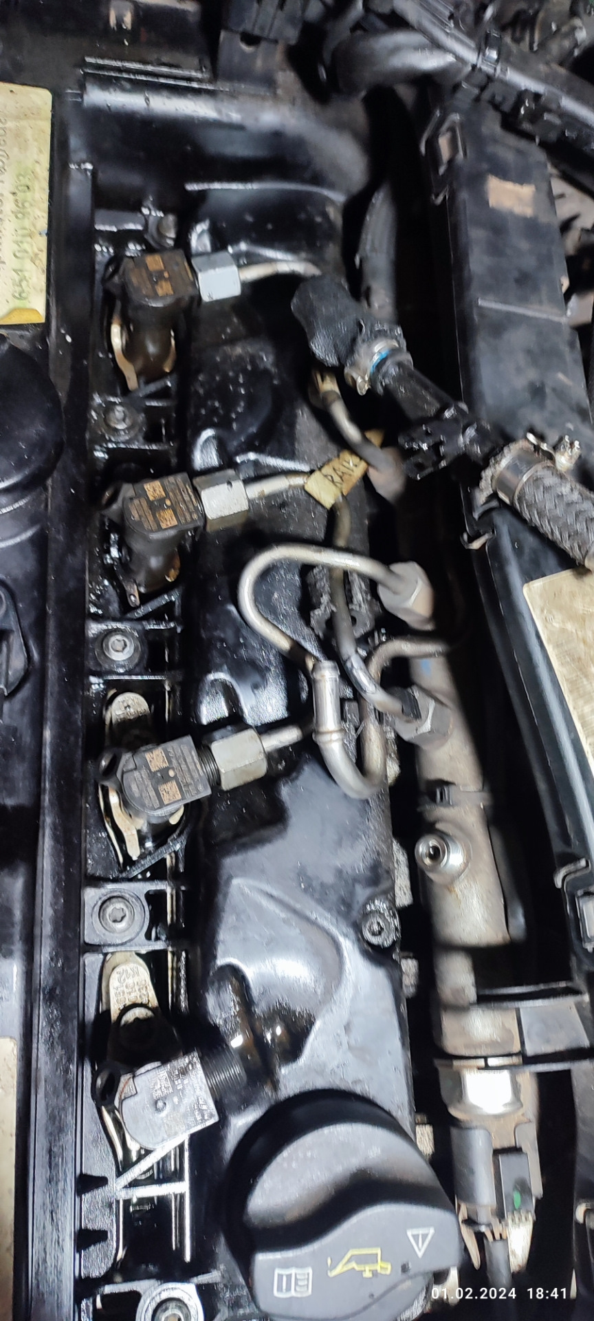 Прогар уплотнительного медного кольца топливной форсунки — Mercedes ...