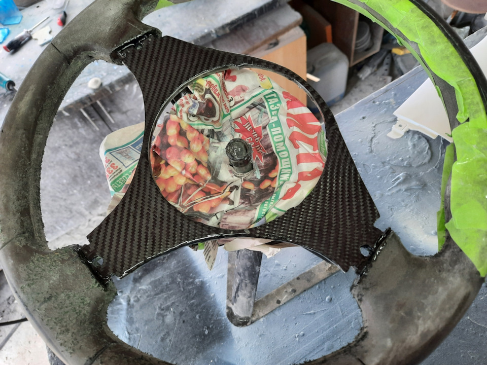 Ламинация карбоном руля momo и ручки КПП. Часть III — Mitsubishi Lancer ...