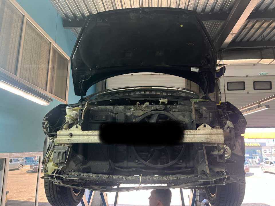 Промывка основного радиатора и продувка радиатора кондиционера, замена ...