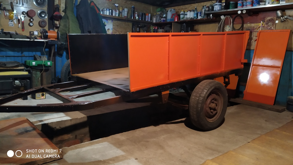 Переделал прицеп Зубрёнок. — DRIVE2