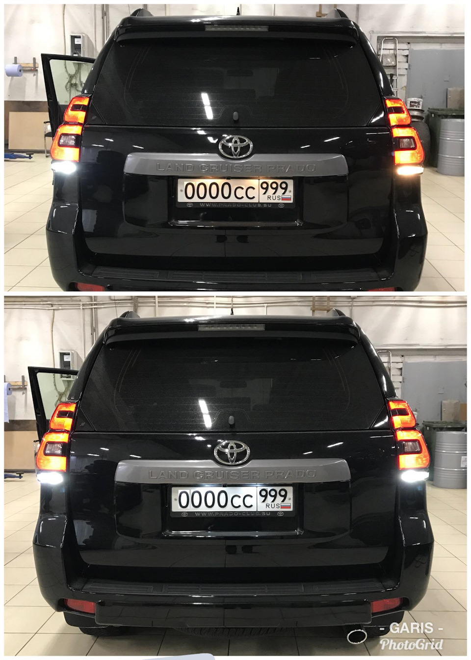 LED в подсветку номера и задний ход — Toyota Land Cruiser Prado 150 ...