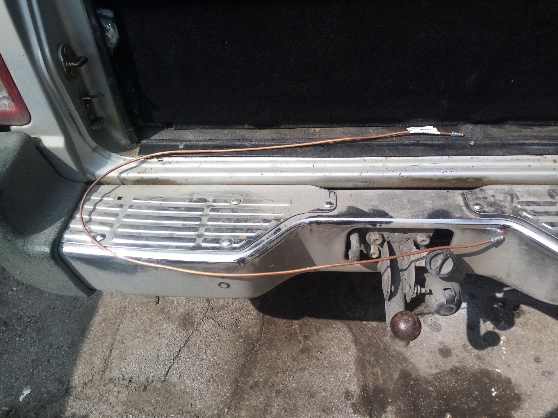 21) Лопнула тормозная трубка — Hyundai Galloper, 3 л, 1998 года ...