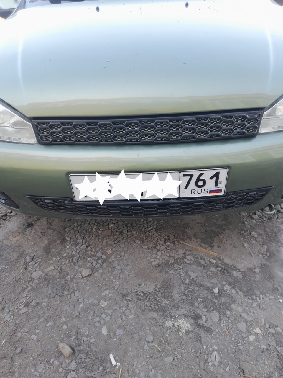 Решетки, туманки первое улучшение. — Lada Калина Универсал (1G), 1,4 л ...