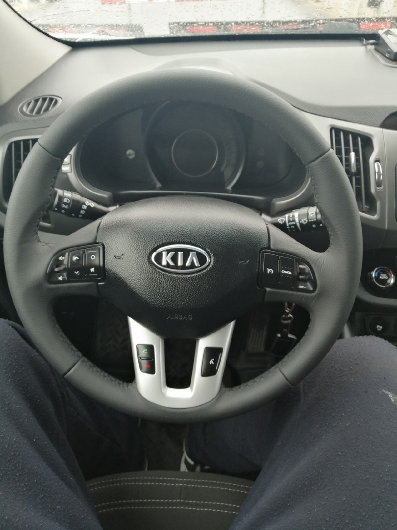 Перетяжка руля kia sportage 4