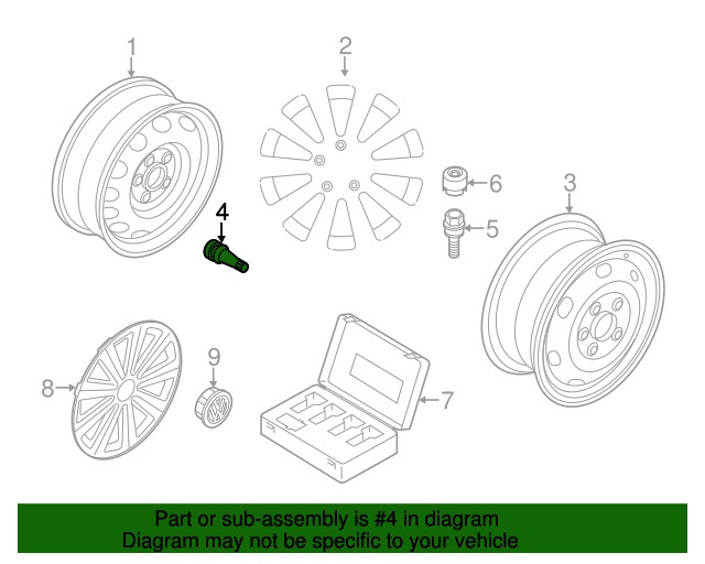 839601361 Вентиль VAG | Запчасти на DRIVE2