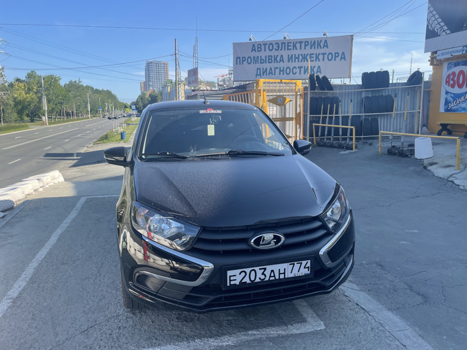 Чехлы, буфер, магнитола Teyes — Lada Гранта (2G) FL, 1,6 л, 2020 года ...