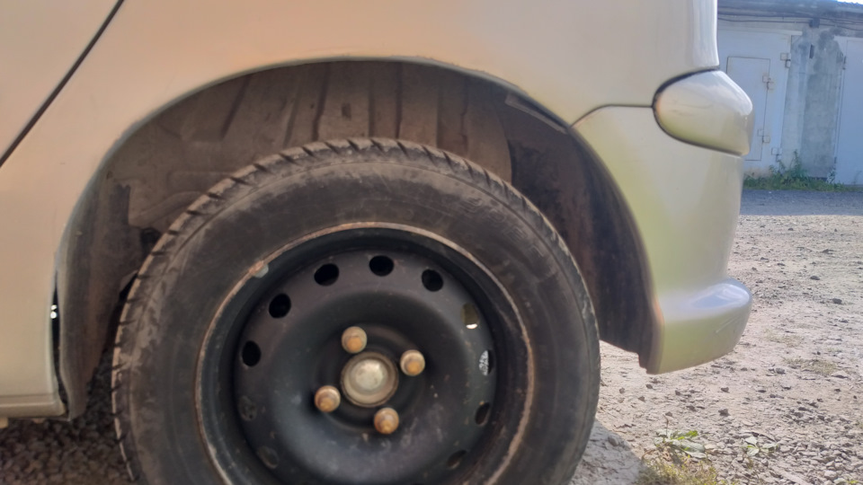 Высота дорожного просвета сзади. — Peugeot 206, 1,4 л, 2005 года ...