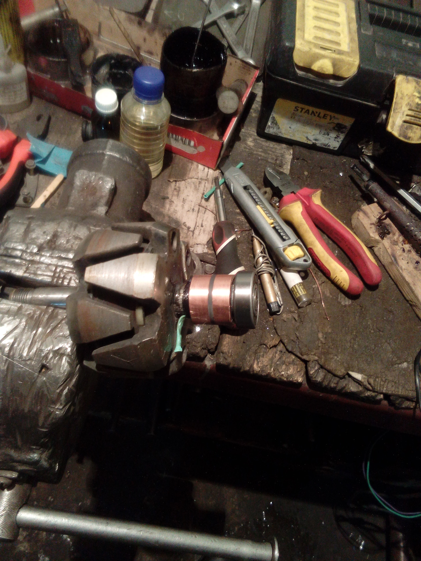 замена кнтактных колец в генераторе — Lada 21051, 1,3 л, 1983 года ...