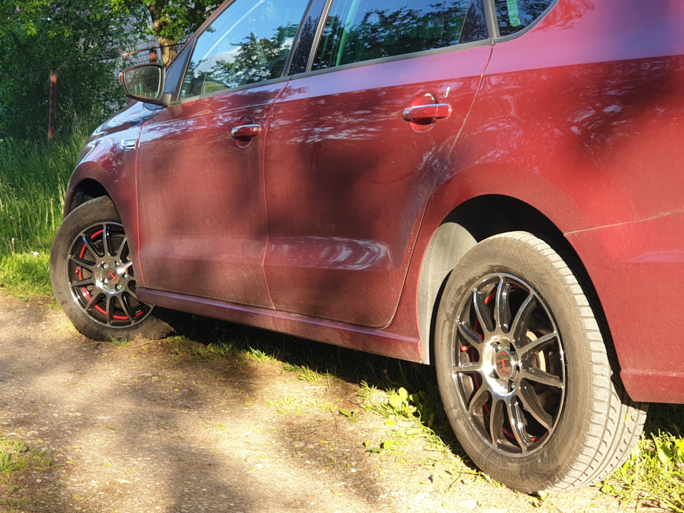 Диски для лета, фото — Volkswagen Polo Sedan, 1,6 л, 2016 года ...