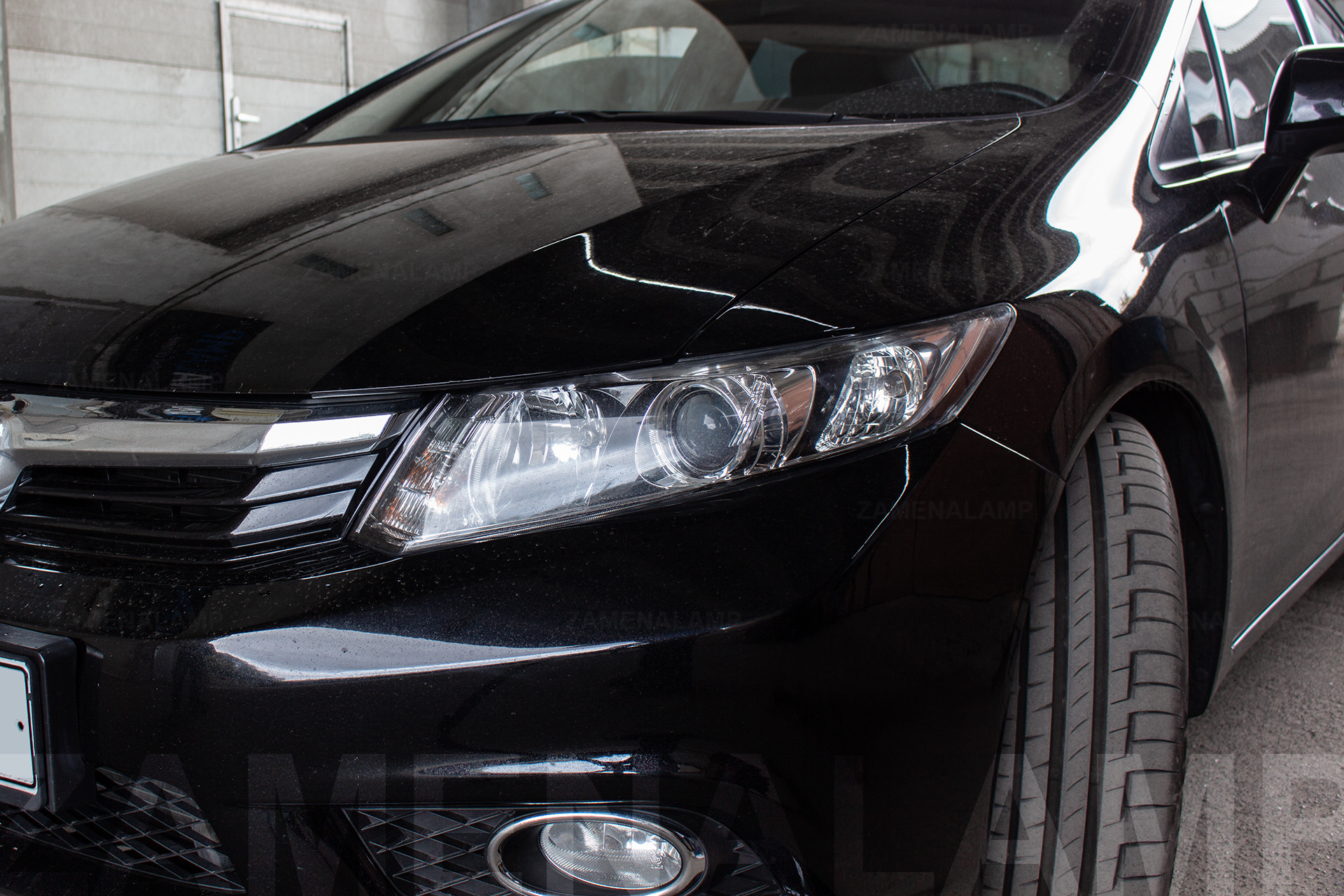 HONDA CIVIC 4D (9G) приводим фары в порядок — ZAMENALAMP на DRIVE2