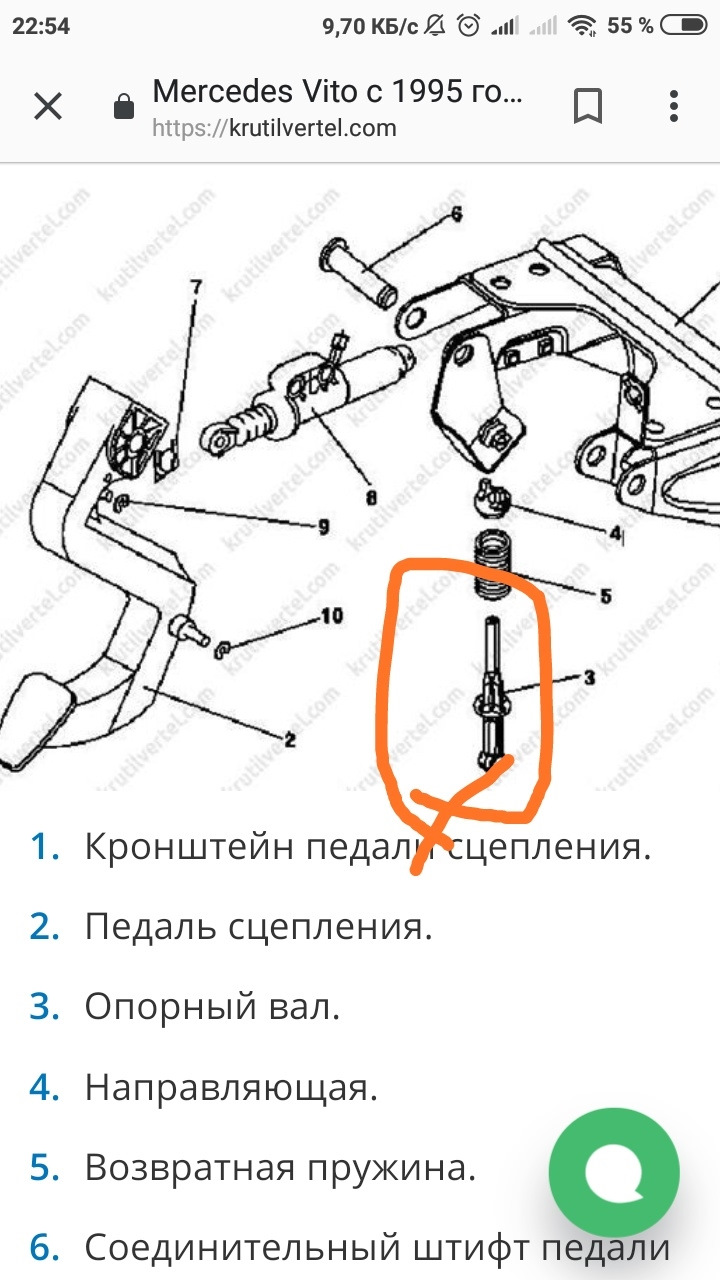 Буксует сцепление мерседес вито