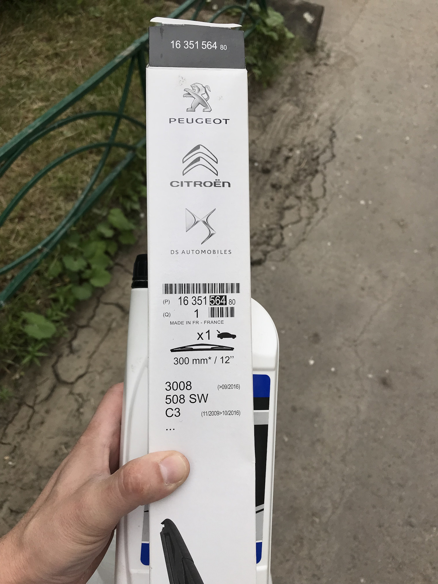Щетка заднего стеклоочистителя — Peugeot 308 (1G), 1,6 л., 2009 года ...