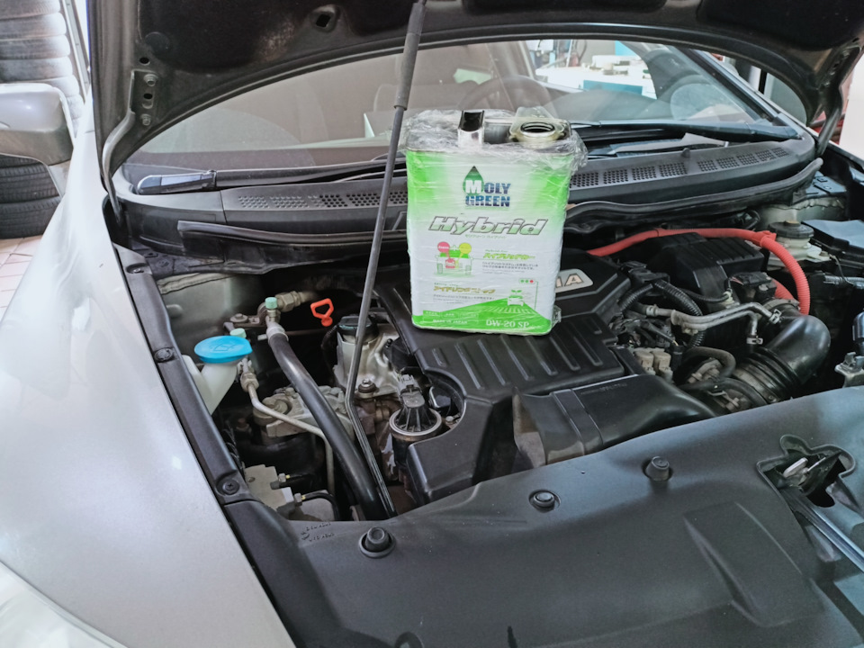 Масло Молли Грин — Honda Civic Hybrid (2G), 1,4 л, 2008 года | плановое ...