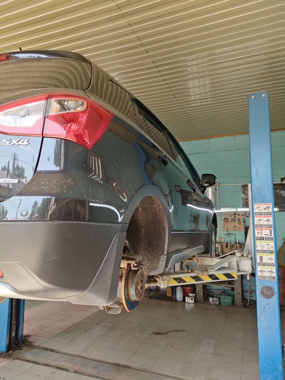 Регулировка задней балки — Suzuki SX4 (2G), 1,6 л, 2014 года | визит на ...