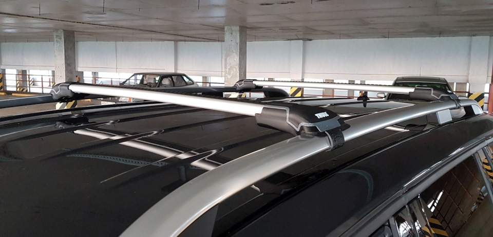 THULE WingBar Edge на GLK — Mercedes-Benz GLK-Class (X204)