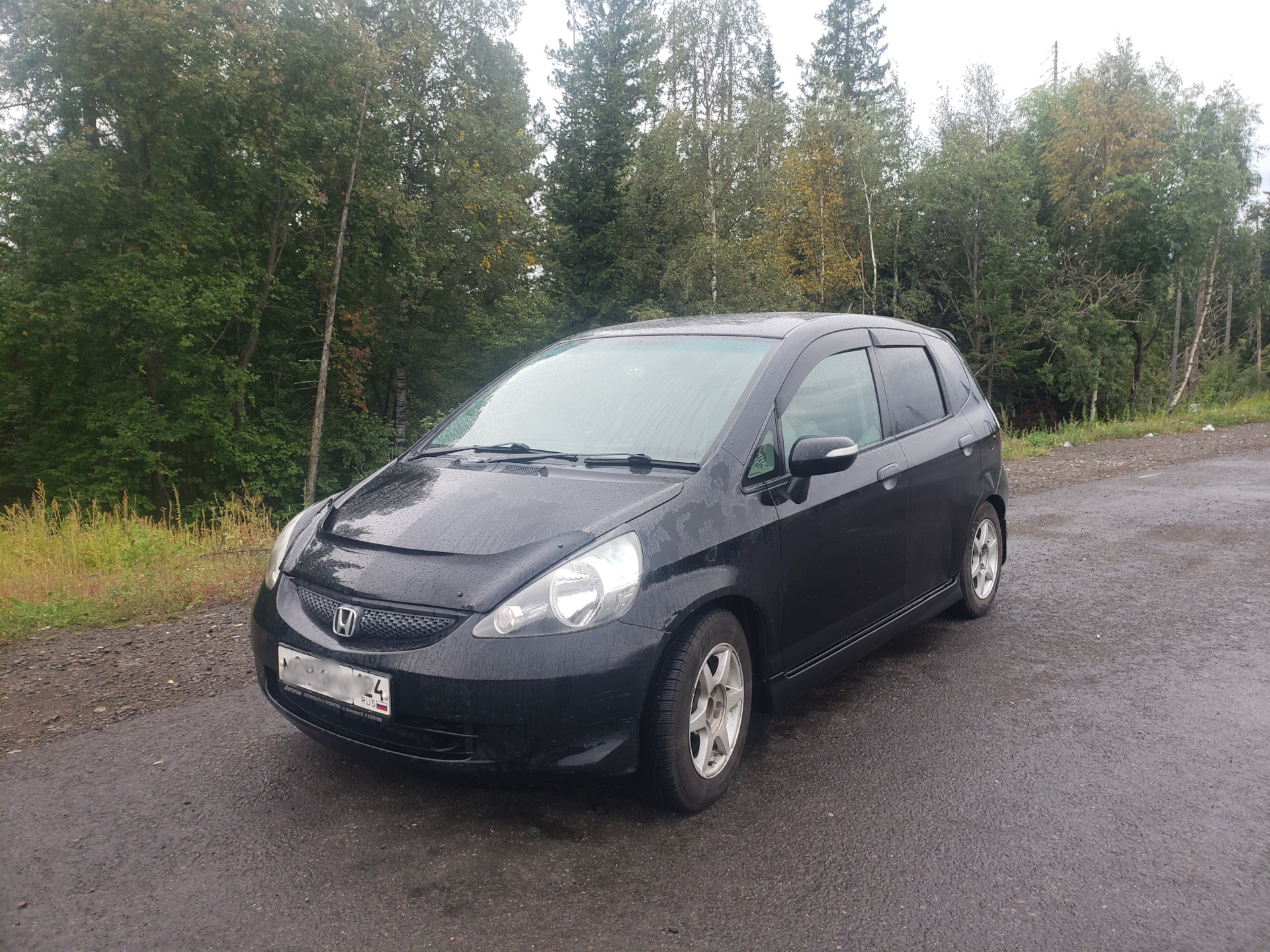 Съездили в Красноярск … — Honda Fit (1G), 1,3 л, 2005 года | фотография |  DRIVE2