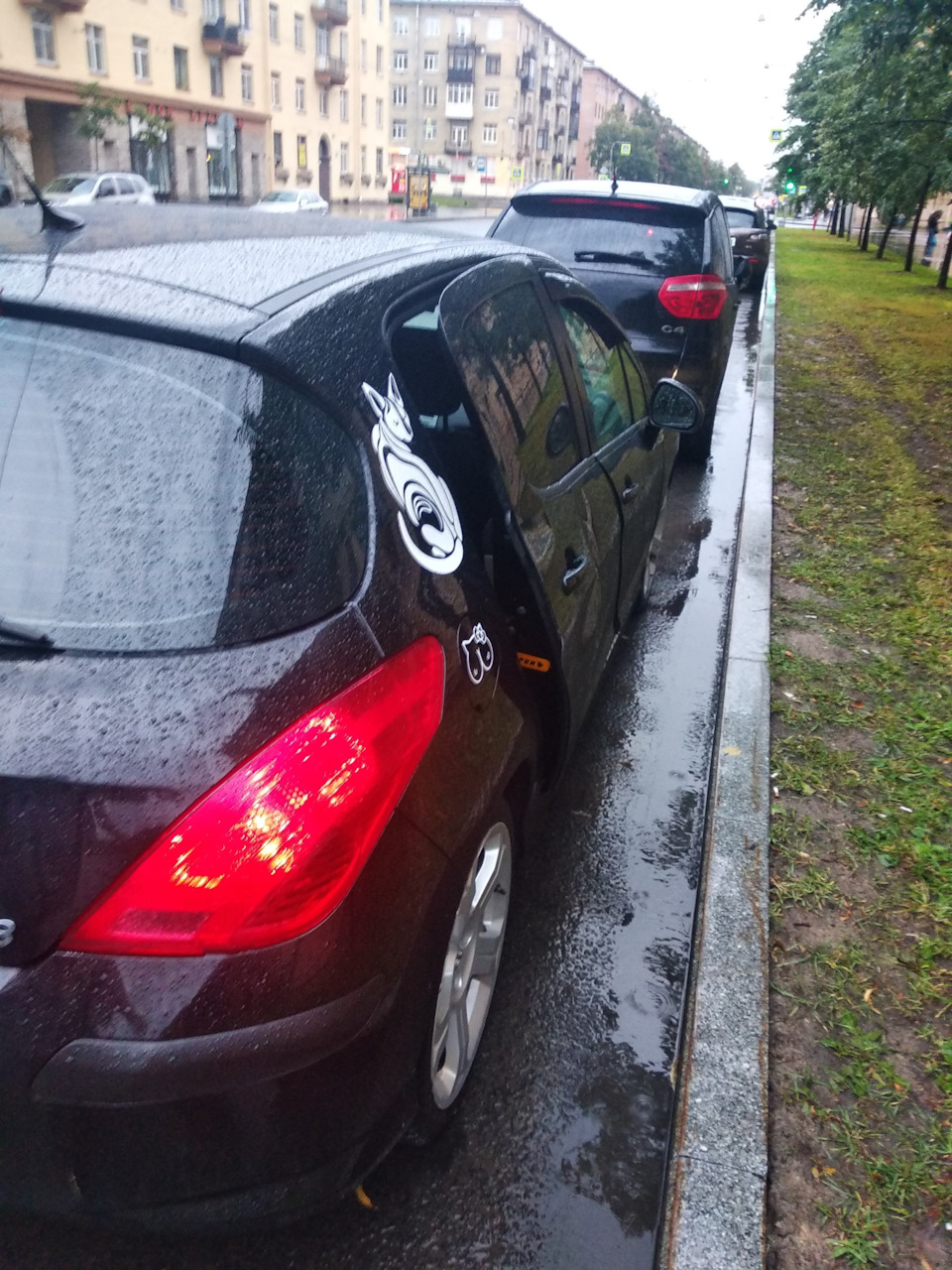 Истории из прошлого: как в 308 велосипедист въехал — Peugeot 308 (1G), 1,6  л, 2008 года | нарушение ПДД | DRIVE2