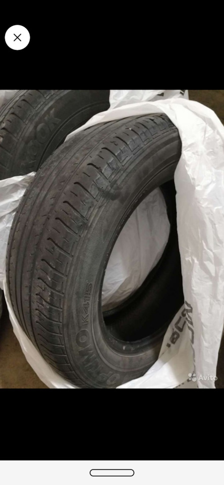 Шины летние Hankook 225/60 R17 на KIA Sportage (3G). Б/у | 1 100 ₽ в ...