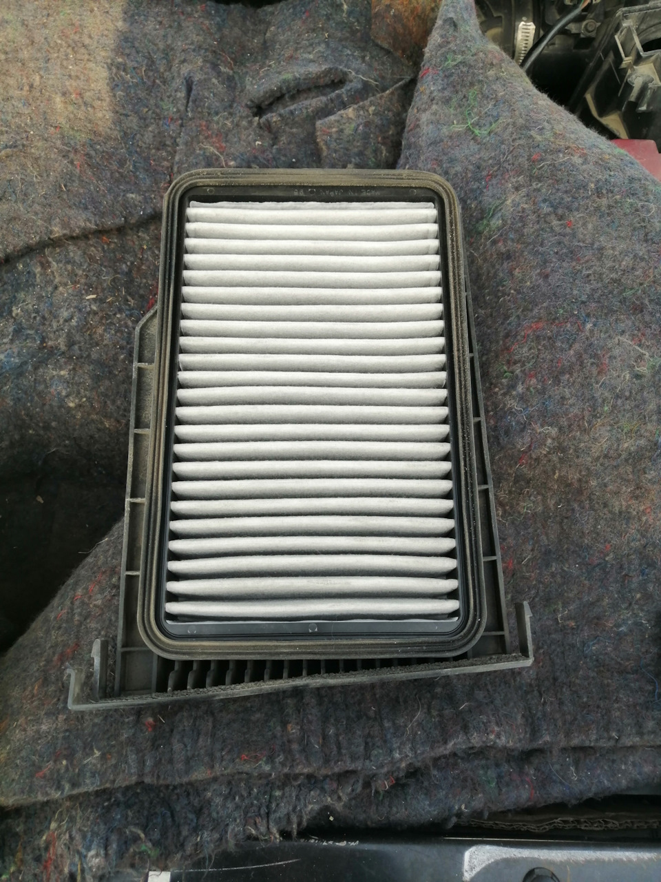 Замена воздушного фильтра и модернизация на зиму — Nissan Lafesta (1G ...