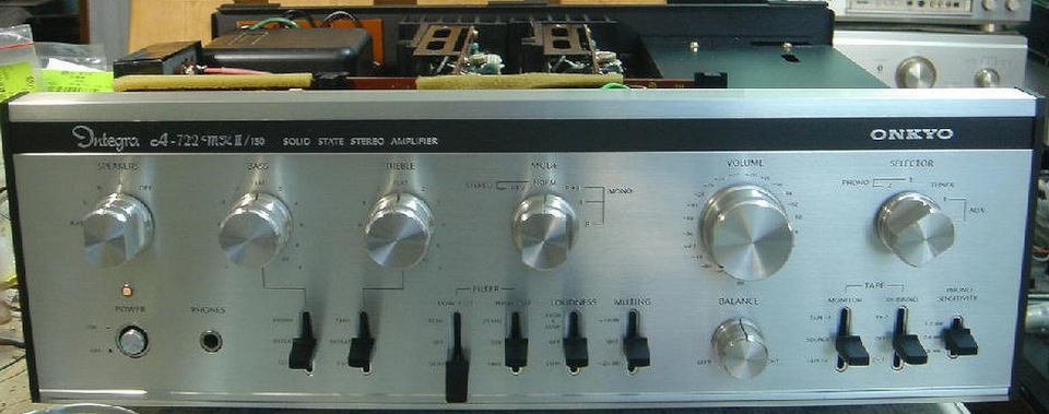 ONKYO 1973-75: A-711/150, A-722mkII/150, A-722NII/160, A-733MkII