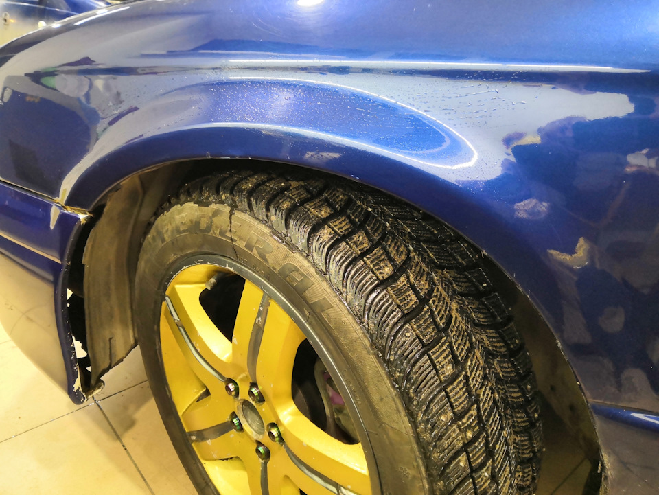 Замена стоек на Tein и регулировка — Subaru Legacy B4 (BE), 2 л, 2002 ...