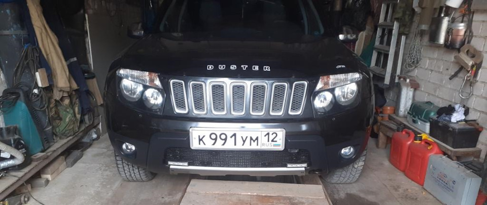 Замена стекла противотуманки и попутные работы. — Renault Duster (1G ...