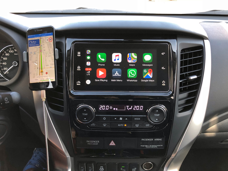 carplay mitsubishi pajero sport