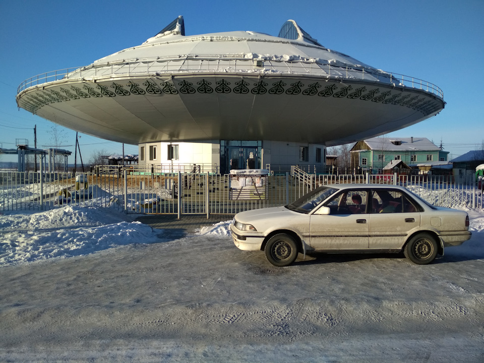 Трасса Колыма. Самый трудный участок: Хандыга — Усть-Нера — Toyota Corolla (90), 1,5 л, 1988 года