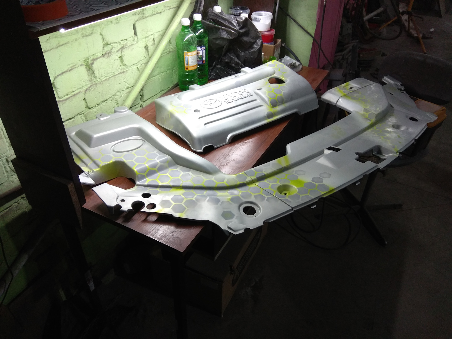 Аэрография под капот Лайнеру. — DRIVE2