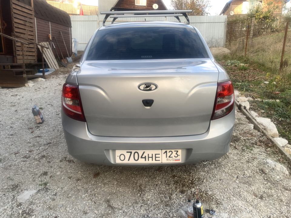 Мелочи по свету и потихоньку убираю хром. — Lada Гранта, 1,6 л, 2013 ...