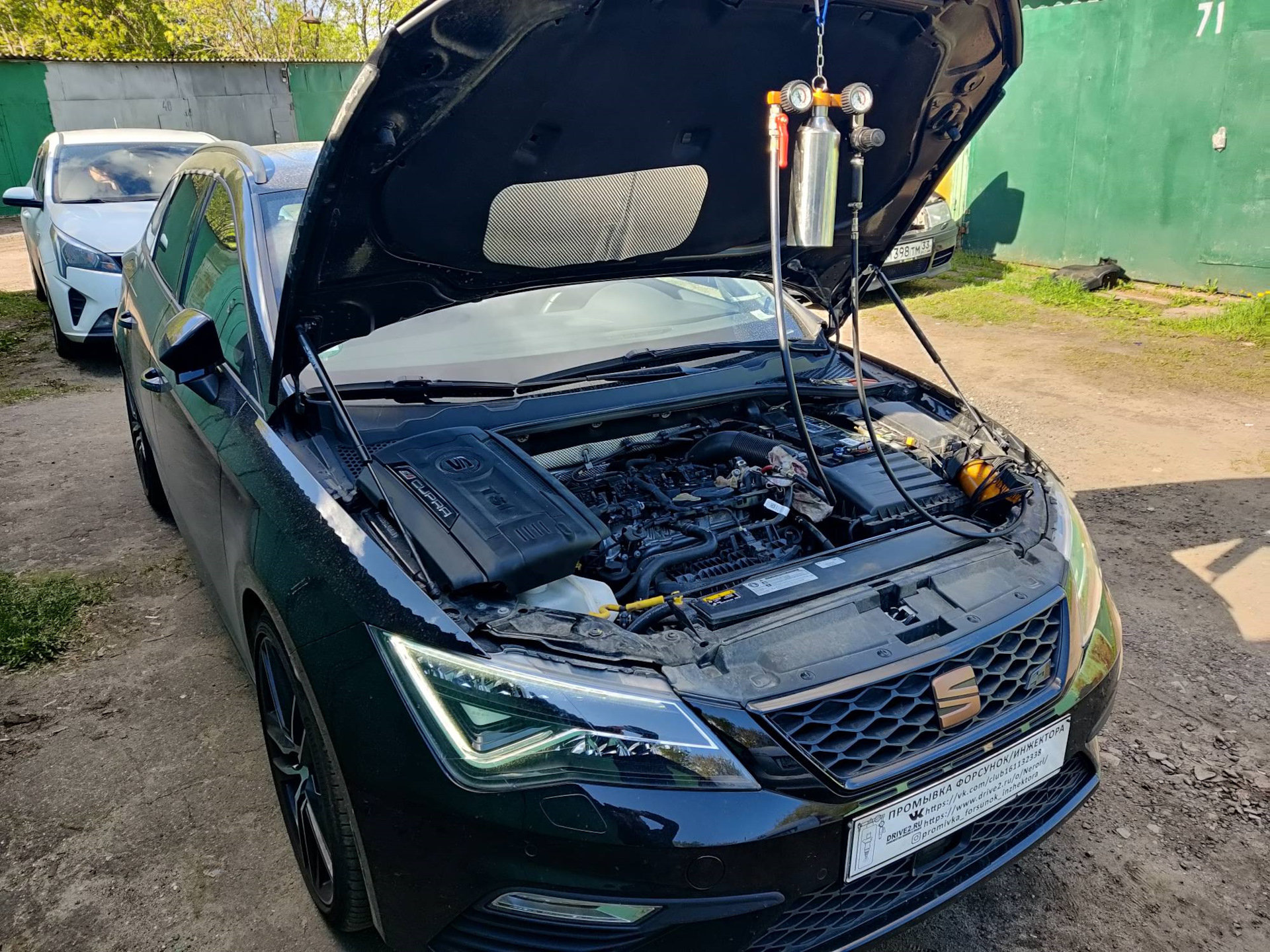 SEAT Leon промывка топливных форсунок без снятия — Промывка форсунок ...