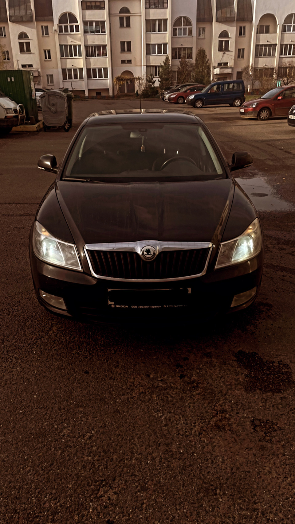 Установка led ламп — Skoda Octavia A5 Mk2, 1,4 л, 2010 года ...