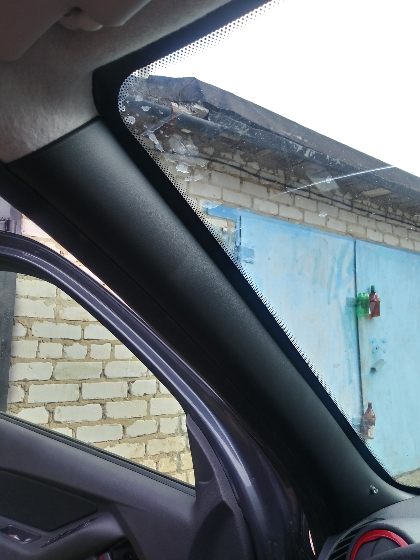 Как снять боковые стойки гранта