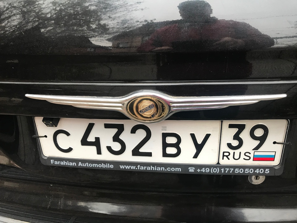 Значок Крайслер на ручку — Chrysler Voyager (4G), 3,3 л, 2007 года ...