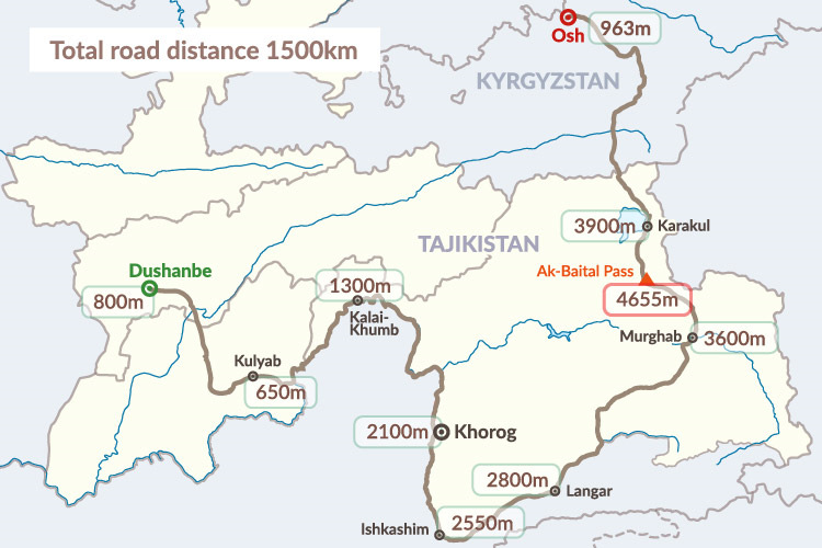 Карта таджикистан город куляб