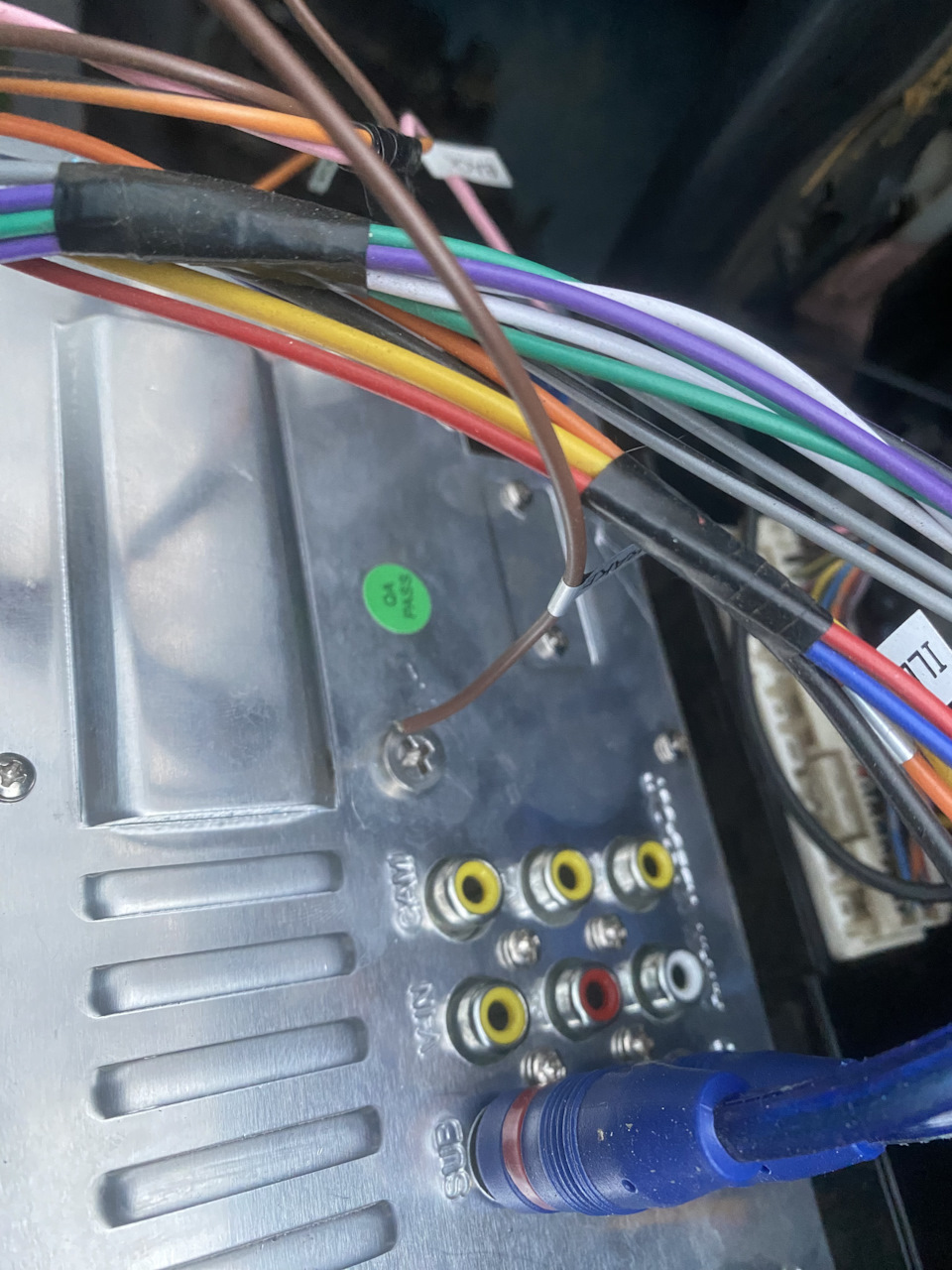 Заменил магнитолу на Aura AMD-SP772 DSP — Toyota Chaser (100), 2 л ...