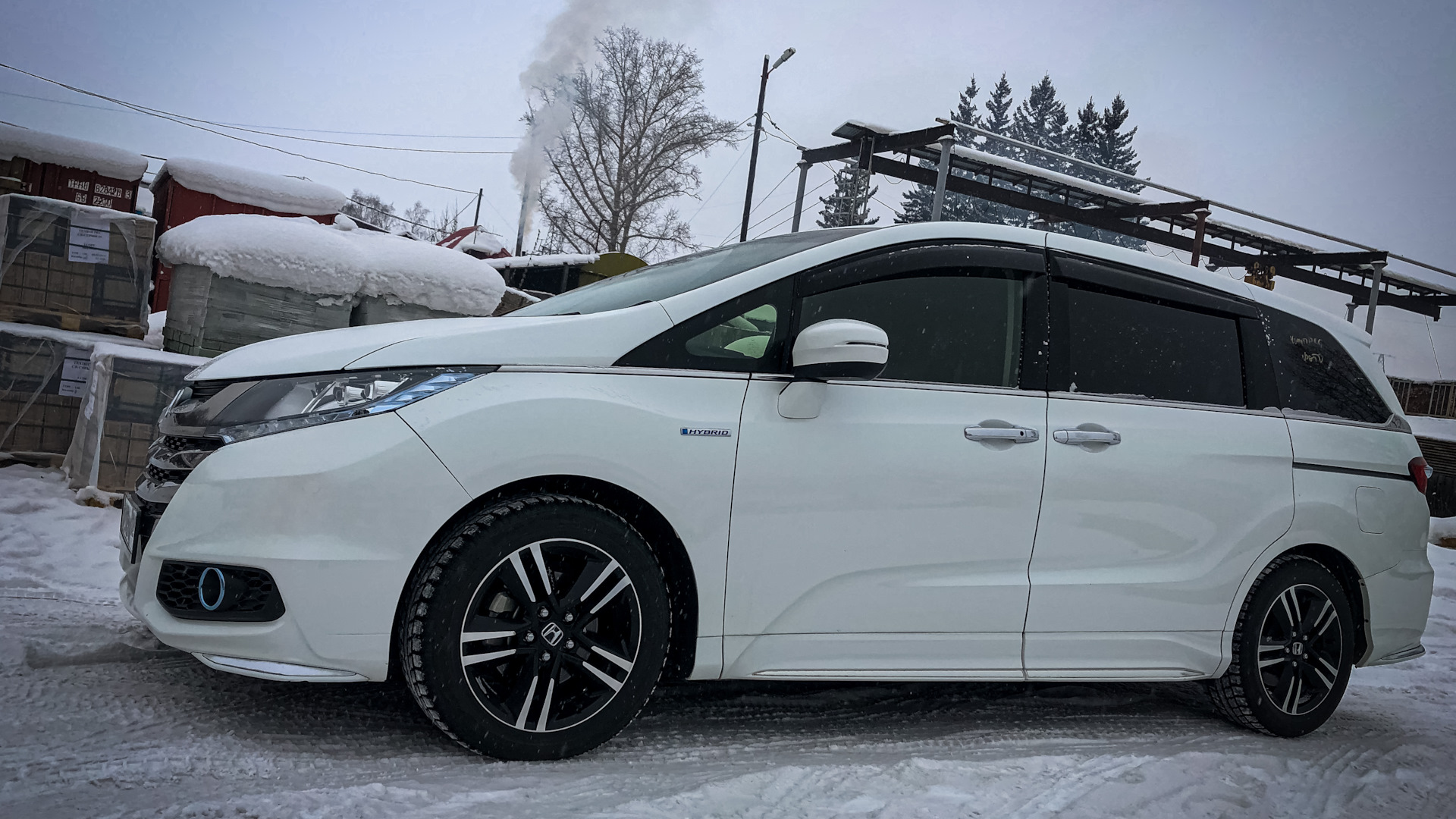 Honda Odyssey (5G) 2.0 гибридный 2016 | «Сугроб» на DRIVE2